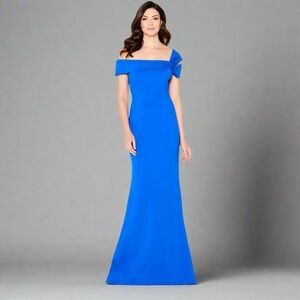 Cameron Blake sapphire dress, size 14, NEW WITH TAGS!